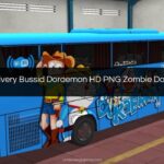 Download Livery Bussid Doraemon HD PNG Zombie Double Decker