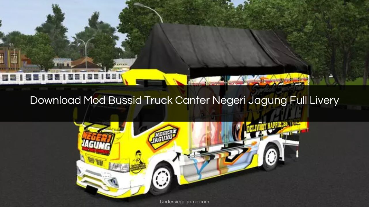Download Mod Bussid Truck Canter Negeri Jagung Full Livery