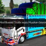 Download Mod Bussid Truck Isuzu Muatan Gayor Full Strobo