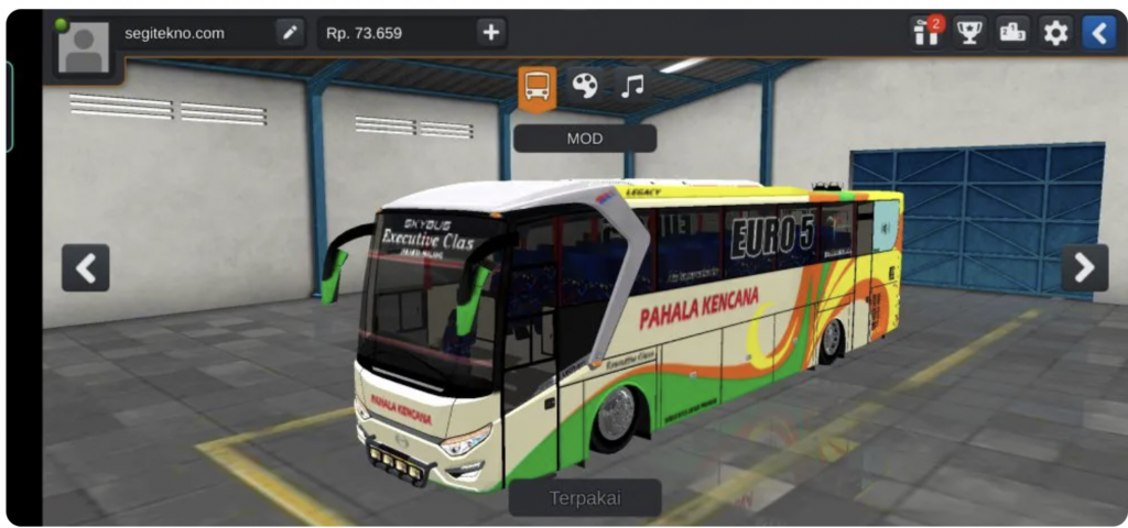 download mod bussid bus full strobo 7