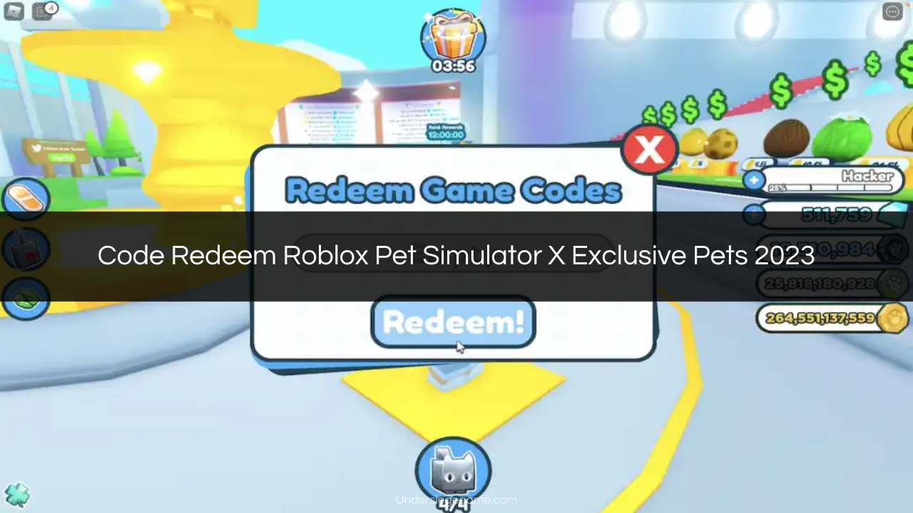 Code Redeem Roblox Pet Simulator X Exclusive Pets 2023