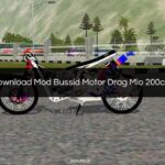 Download Mod Bussid Motor Drag Mio 200cc, Racing Terbaru!