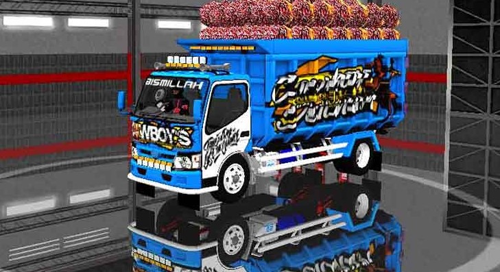 Mod Bussid Truck Hino Kalimantan