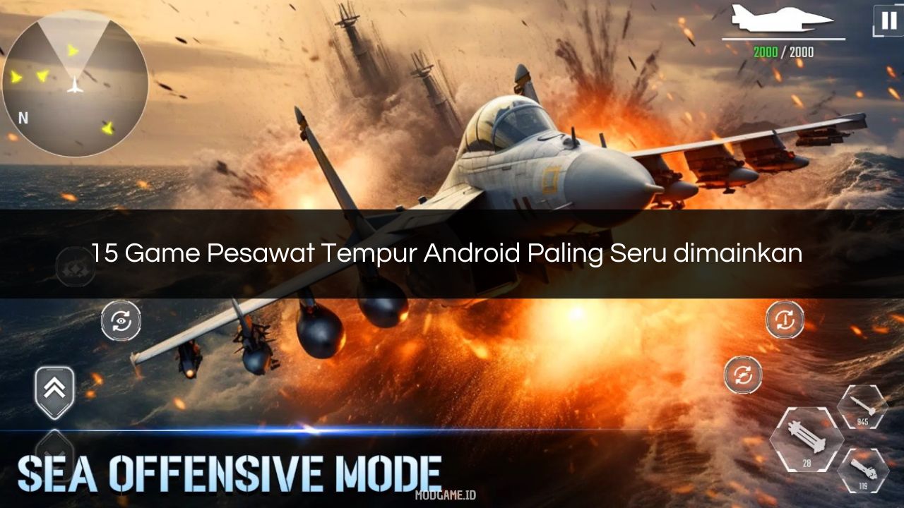 √ 15 Game Pesawat Tempur Android Paling Seru dimainkan