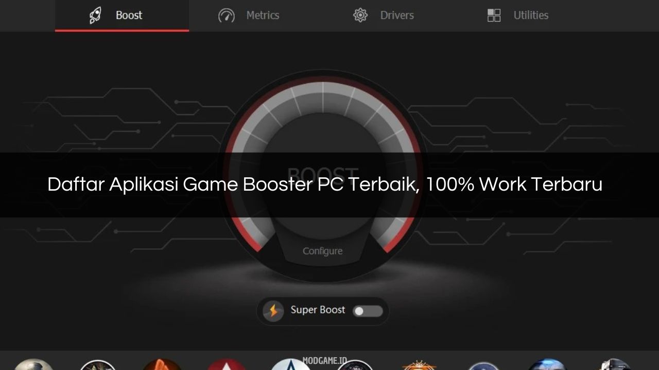 √ Daftar Aplikasi Game Booster PC Terbaik, 100% Work Terbaru