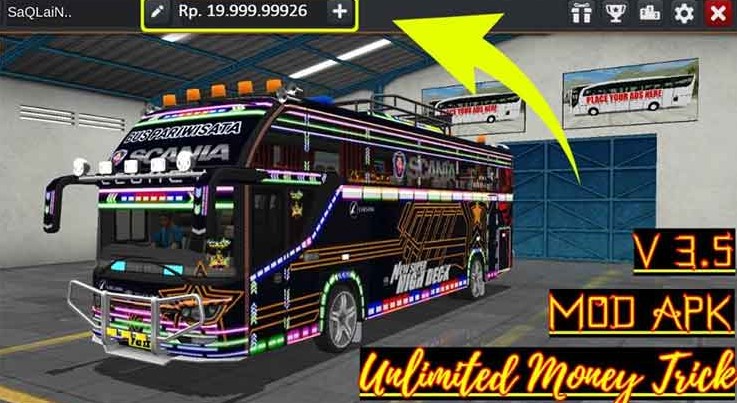 Download MOD Bussid Unlimited Money 1