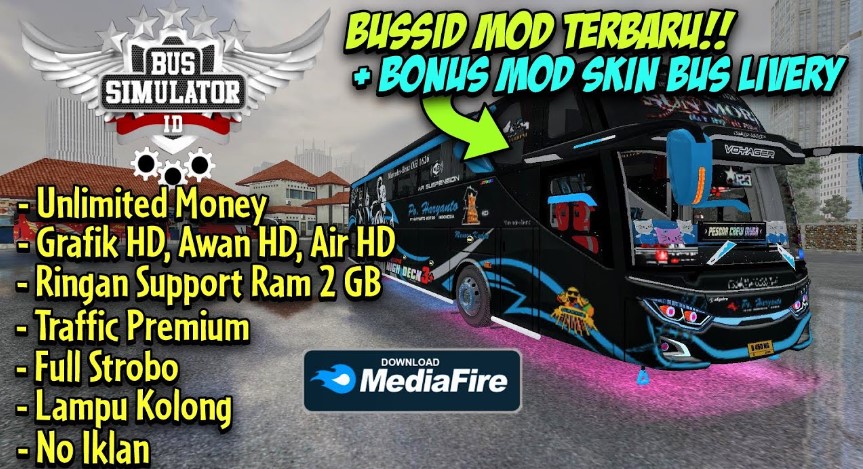 Fitur MOD Unlimited Money Bus Simulator Indonesia