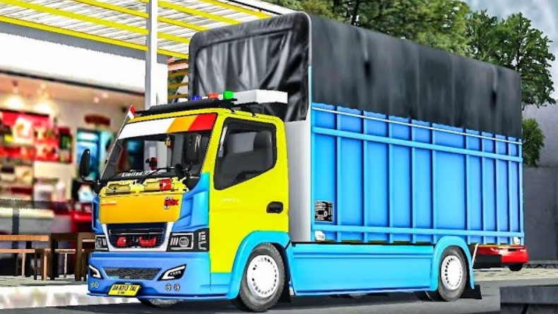 Mod Bussid Truck Canter Sumatra