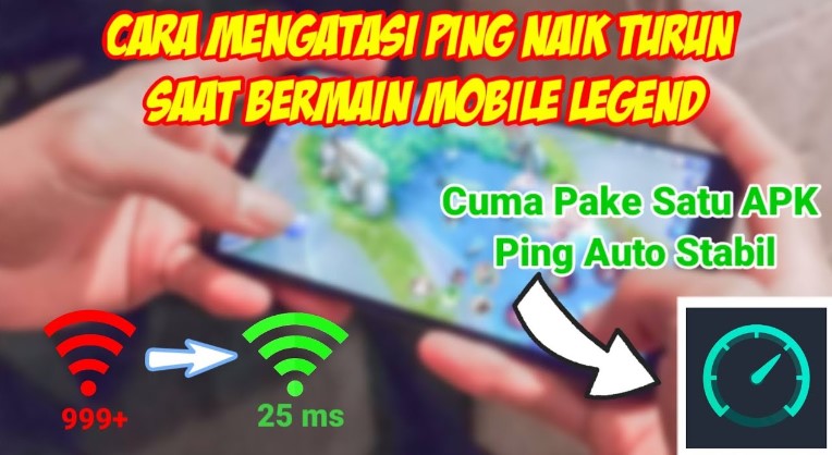 Ping Mobile Legend Naik Turun