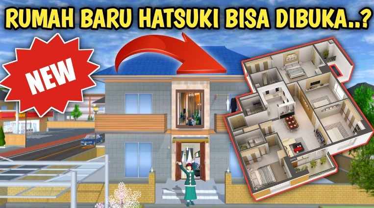 Rumah Hatsuki di Sakura School Simulator